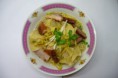 Soupe aux nouilles et aux raviolis farcis